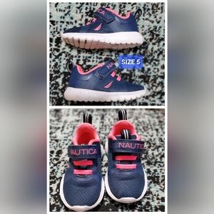 Toddler size 5 Nautica shoes